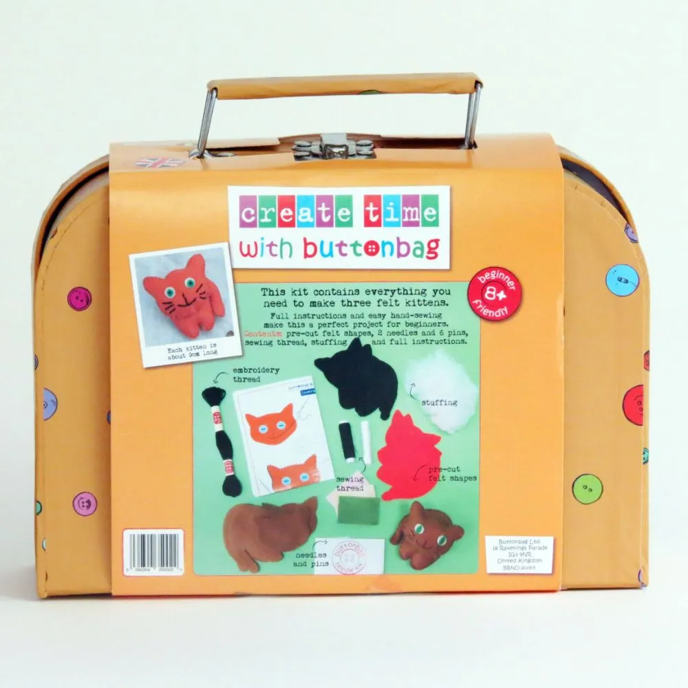 Buttonbag Kitten Crew Sewing Kit