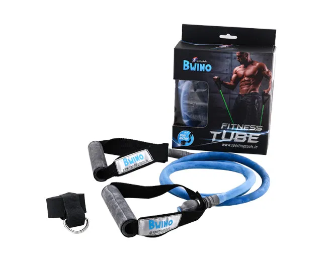 Bwino Resistance Tubing with handle- Blue