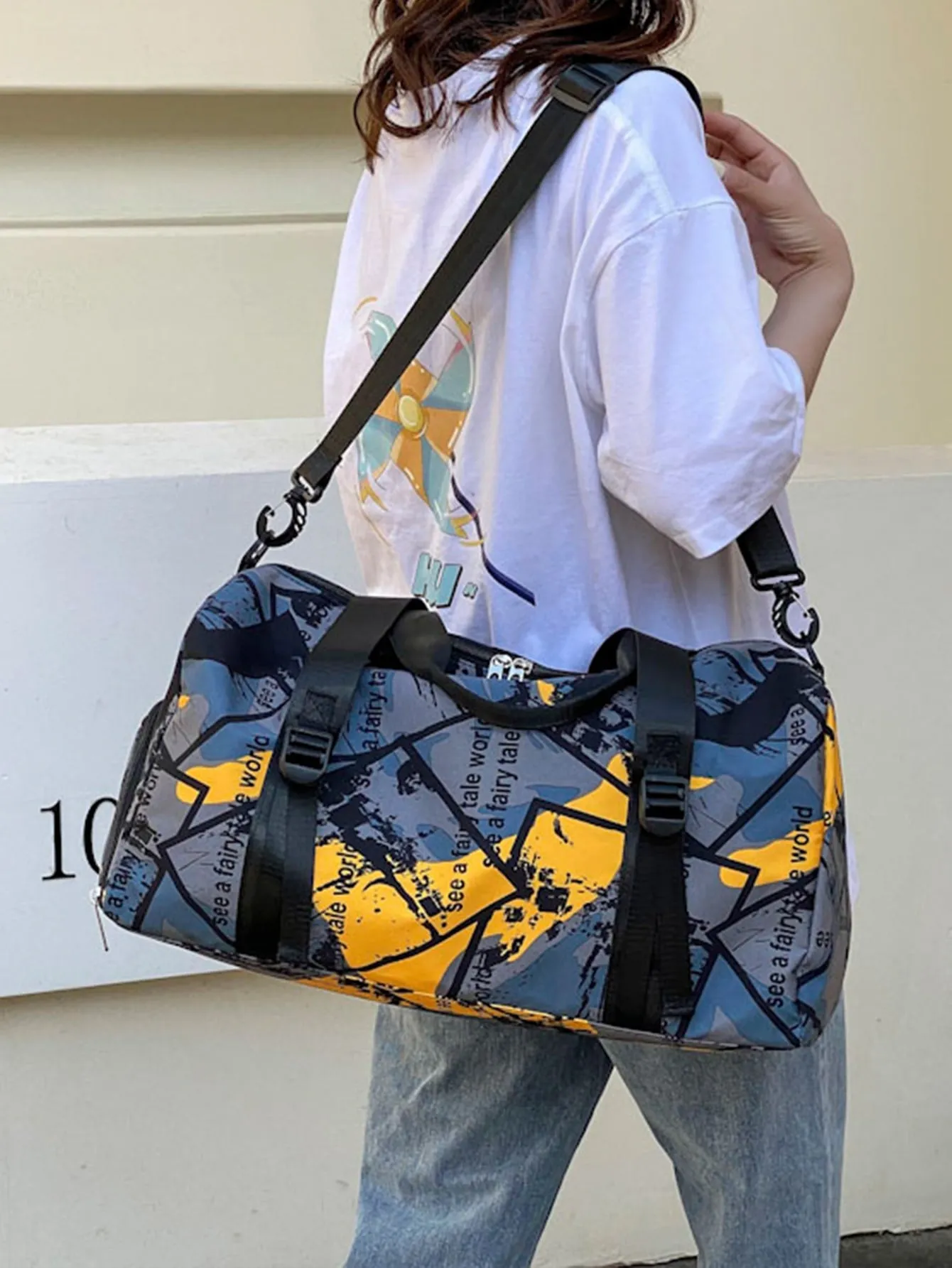 Camo Print Training Bag