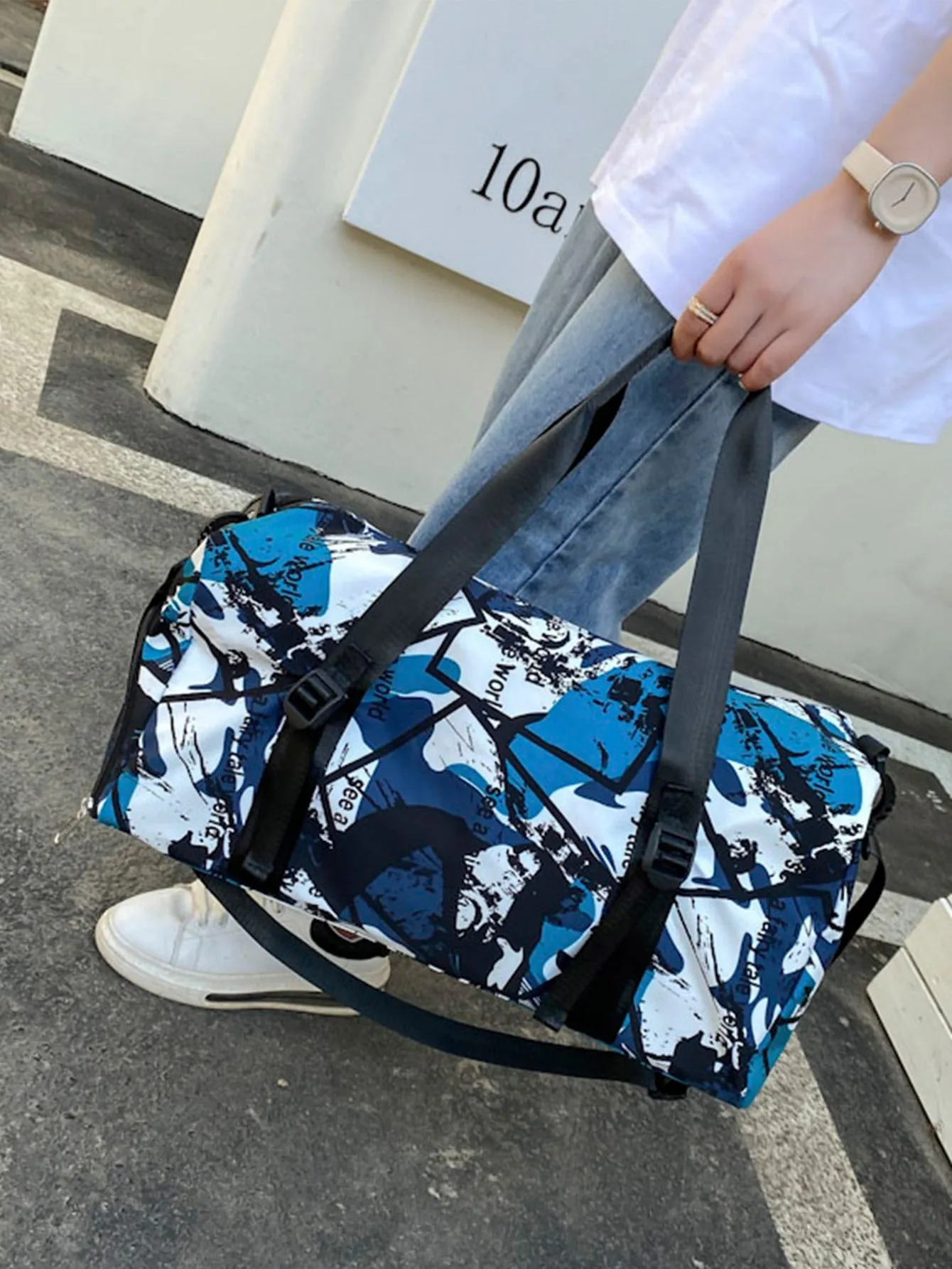 Camo Print Training Bag