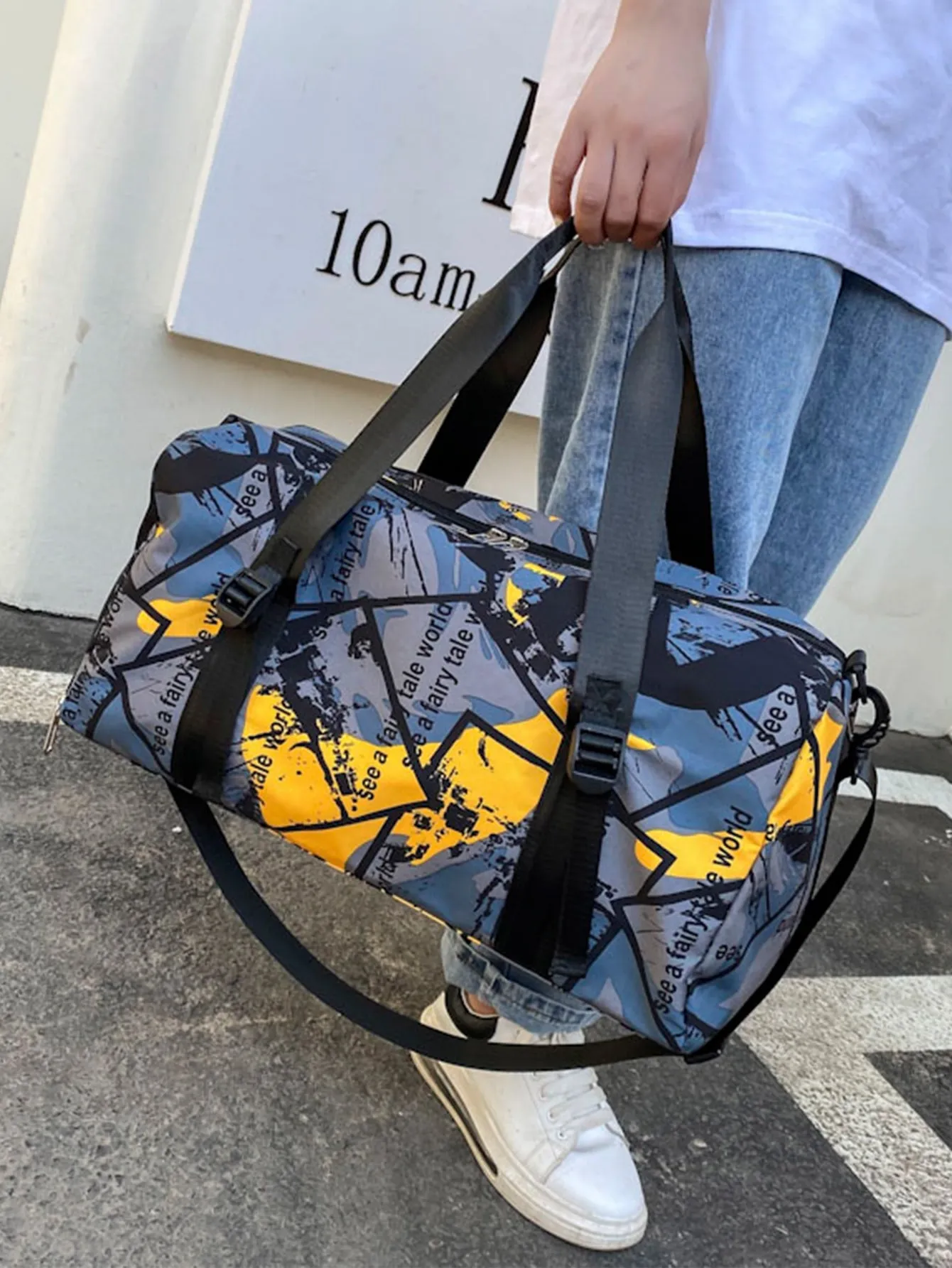 Camo Print Training Bag