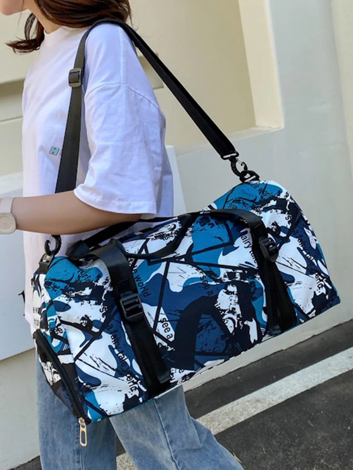 Camo Print Training Bag