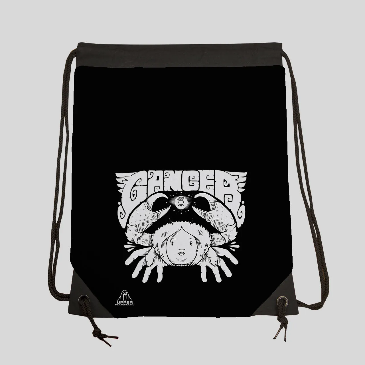 CANCER ZODIAC DRAWSTRING GYM BAG