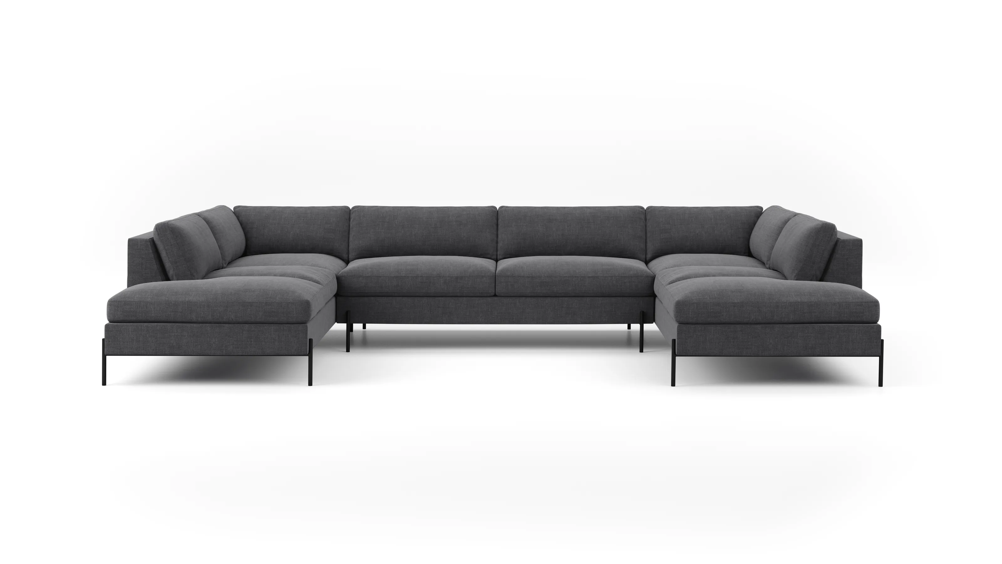 Catwalk U-Shaped Bumper Sectional (70" x 148" x 70")