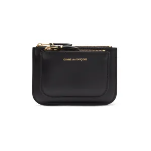 CDG Wallet - Outside Pocket Zip Pouch - (Black SA8100)