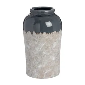 Ceramic White/Blue Vase