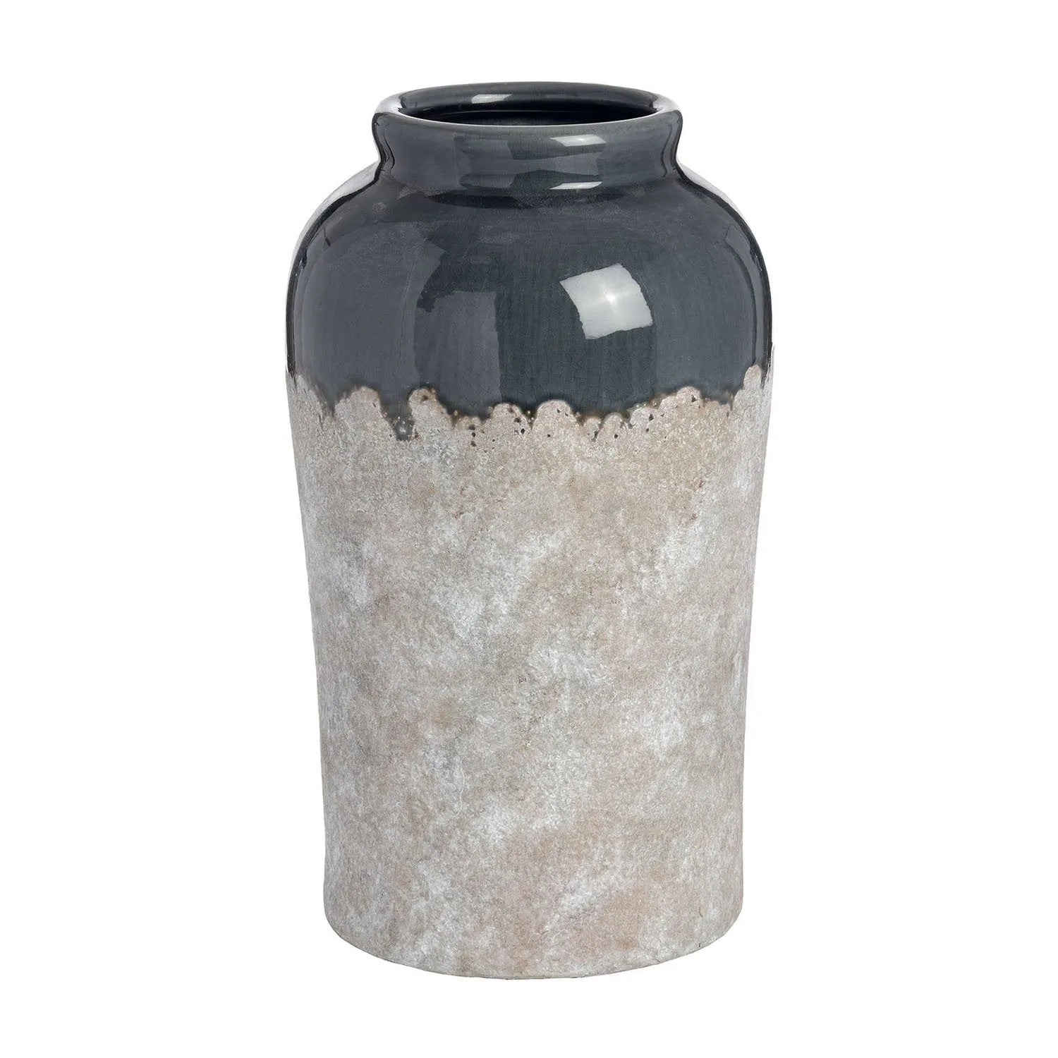 Ceramic White/Blue Vase