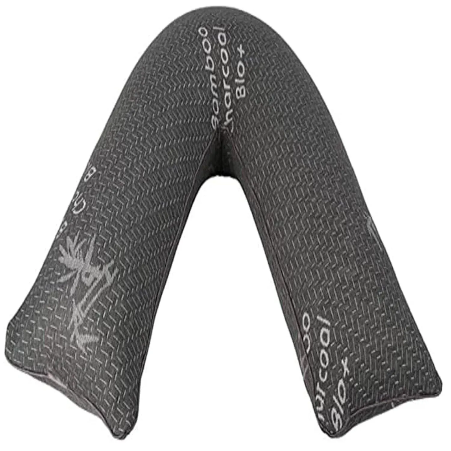 Charcoal Bamboo Cover V Shape Memory Foam Orthopaedic Pillow