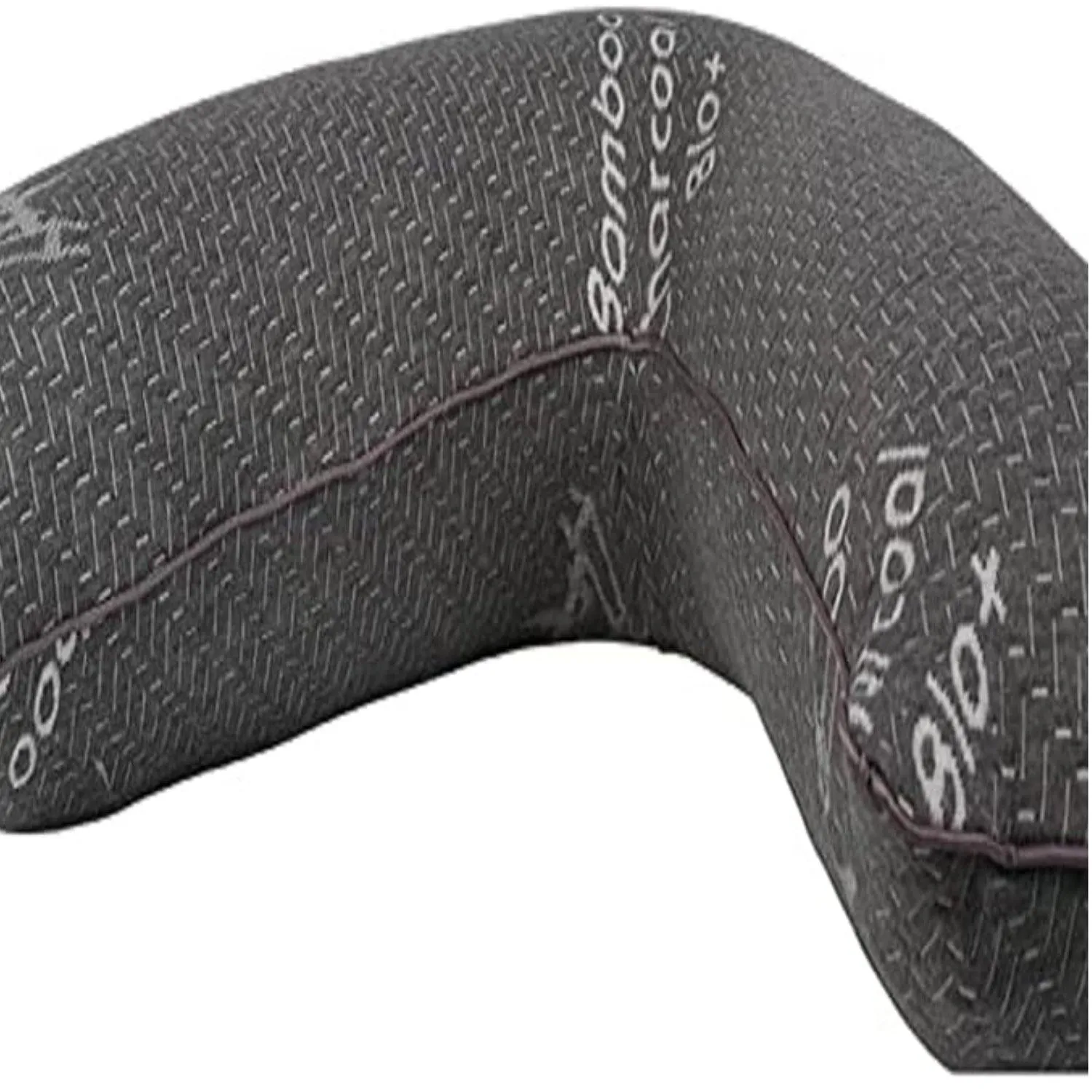 Charcoal Bamboo Cover V Shape Memory Foam Orthopaedic Pillow