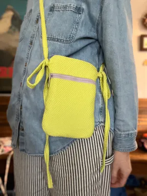 “Chartreuse me” Loop Crossbody bag