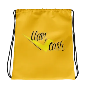 Check Clean Cash Drawstring bag