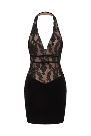 CHRISTI VELVET DRESS