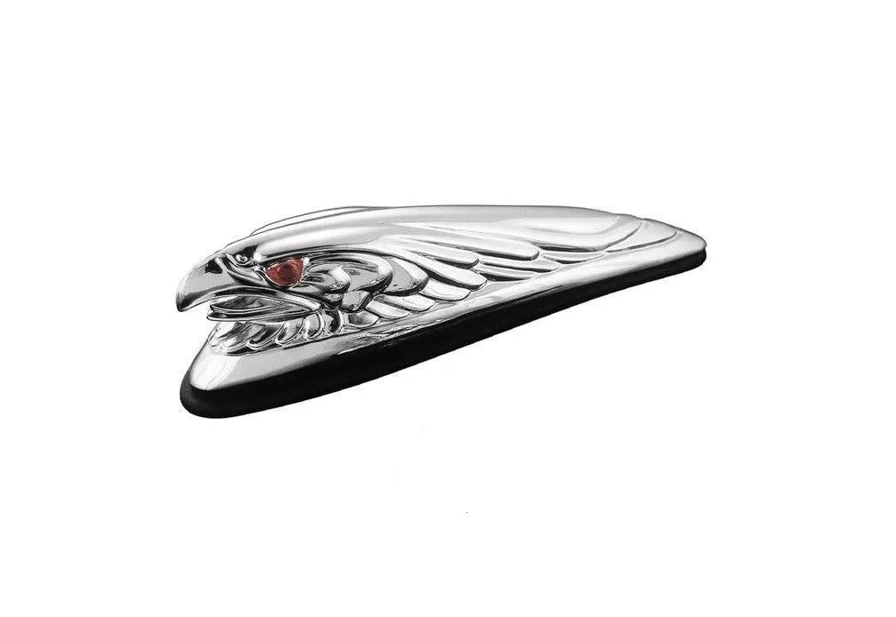 Chrome Eagle Head Fender Light Motorcycle Mud Guard (S) - Highway Hawk H68-4021