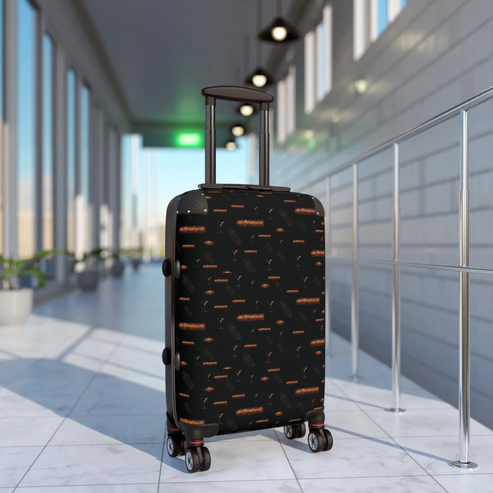 Cigars & Martinis Traveler Suitcase