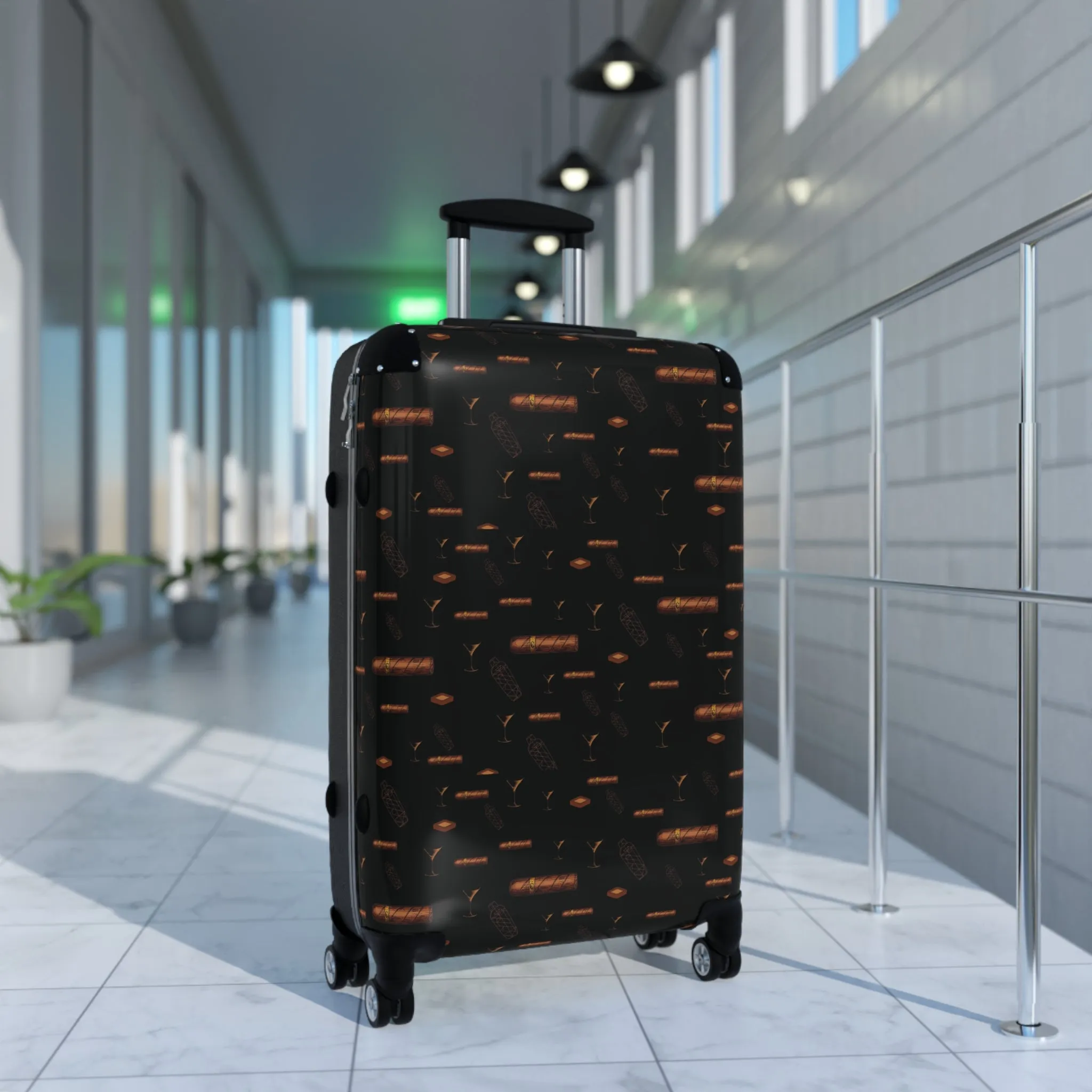 Cigars & Martinis Traveler Suitcase
