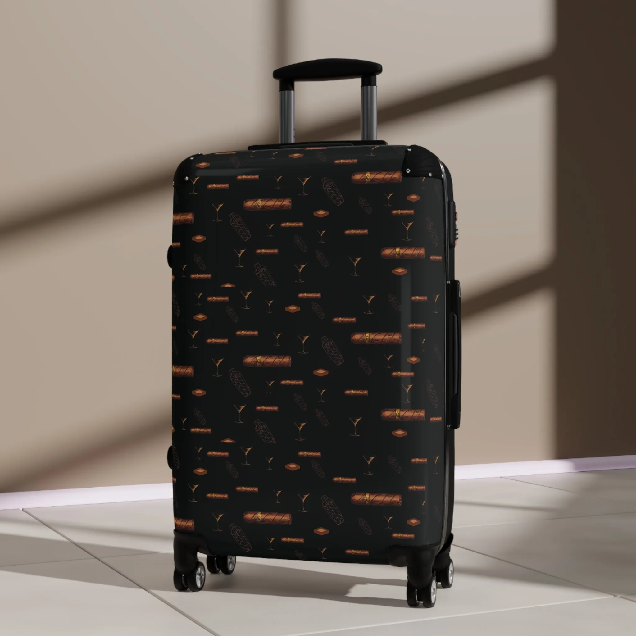 Cigars & Martinis Traveler Suitcase