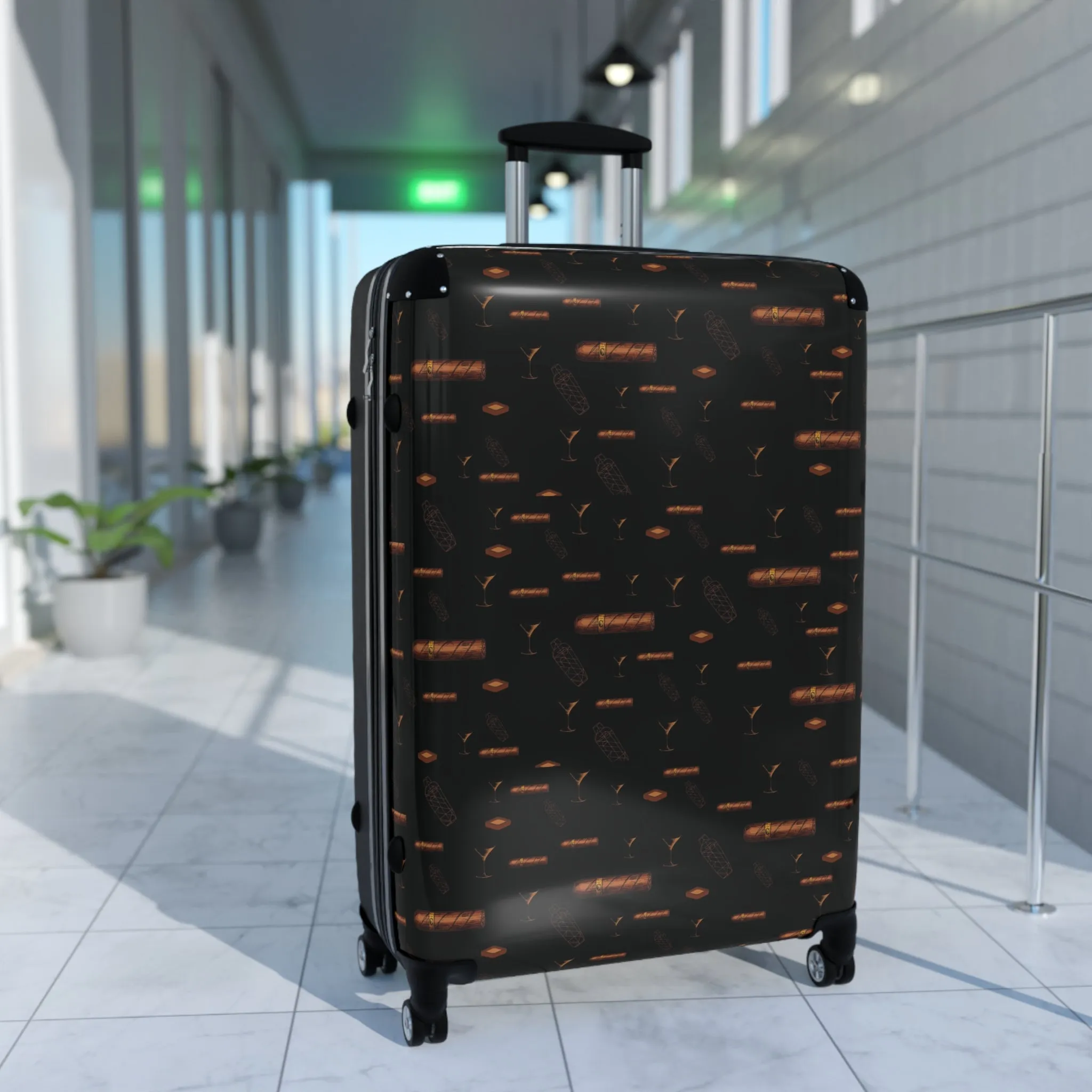 Cigars & Martinis Traveler Suitcase