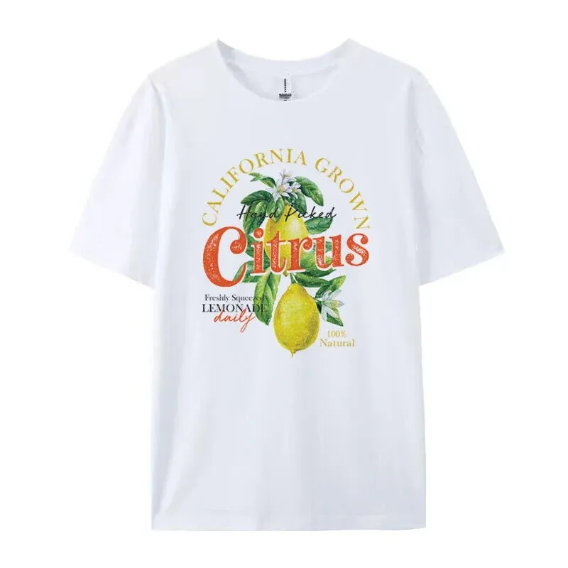 Citrus Lemon Stylish Graphic Tee
