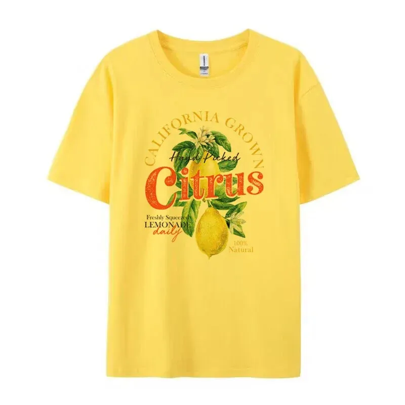 Citrus Lemon Stylish Graphic Tee