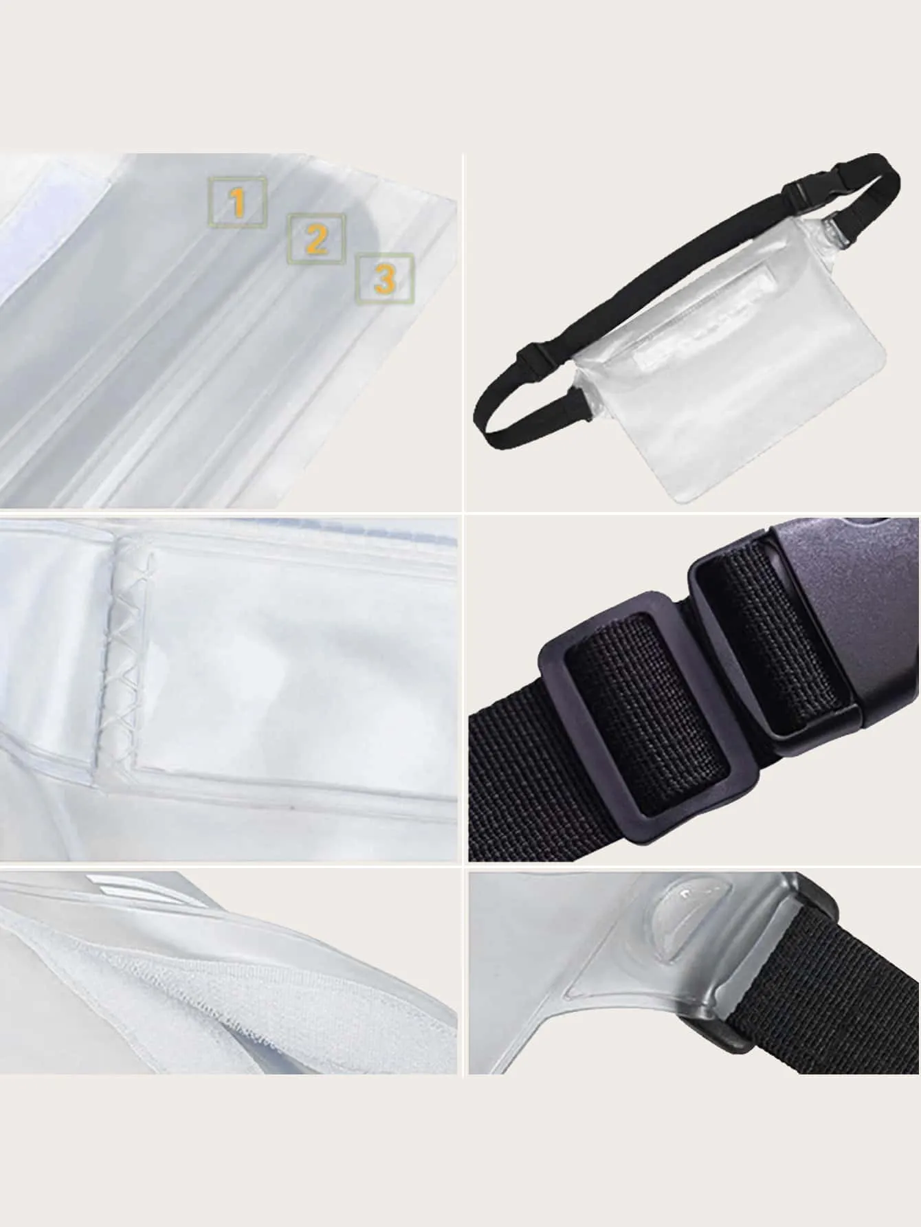 Clear Waterproof Phone Fanny Bag