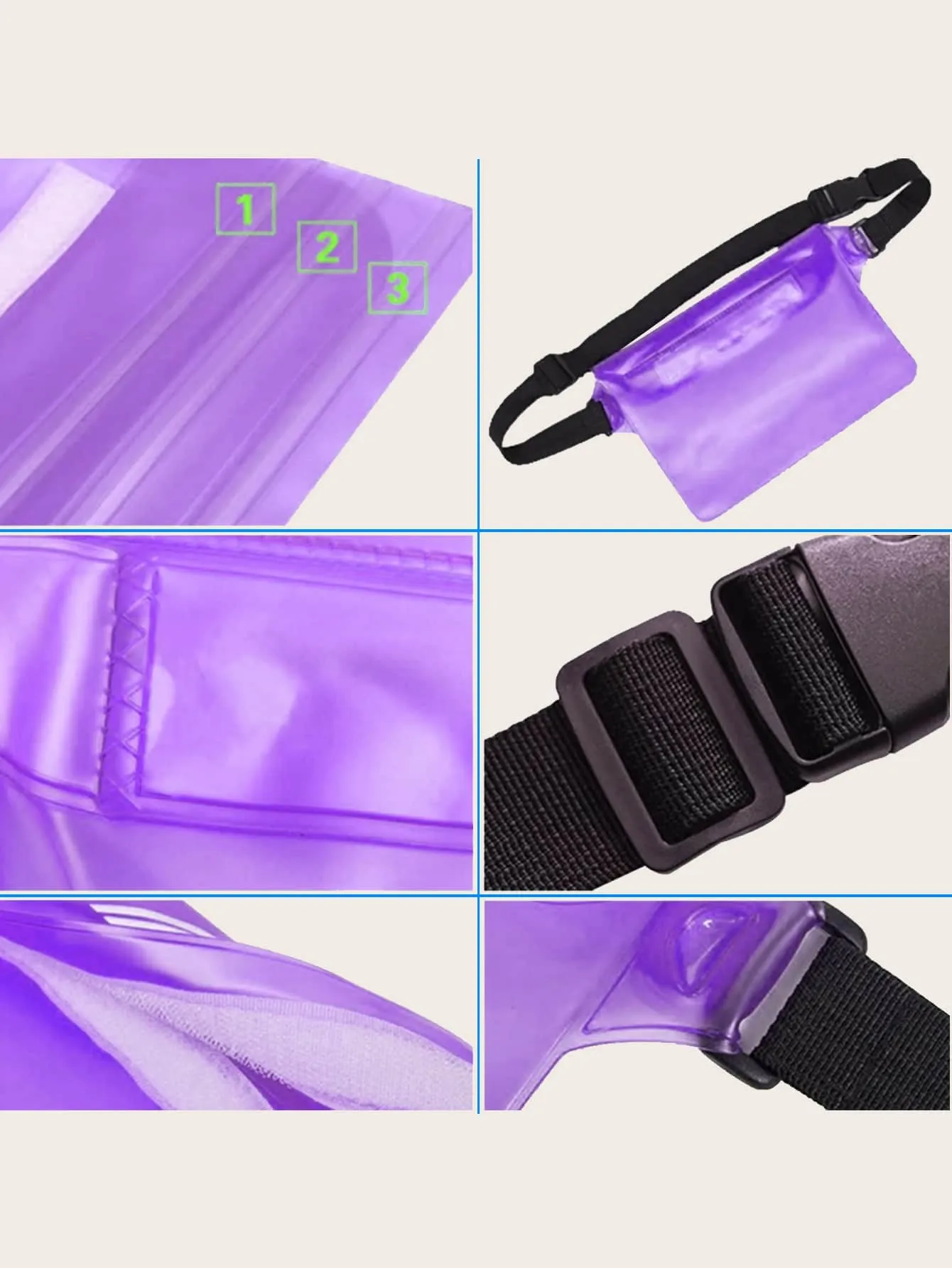Clear Waterproof Phone Fanny Bag