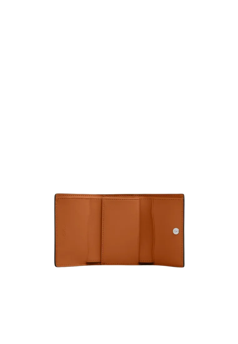 Coach Micro Wallet In Washed Orange CU914
