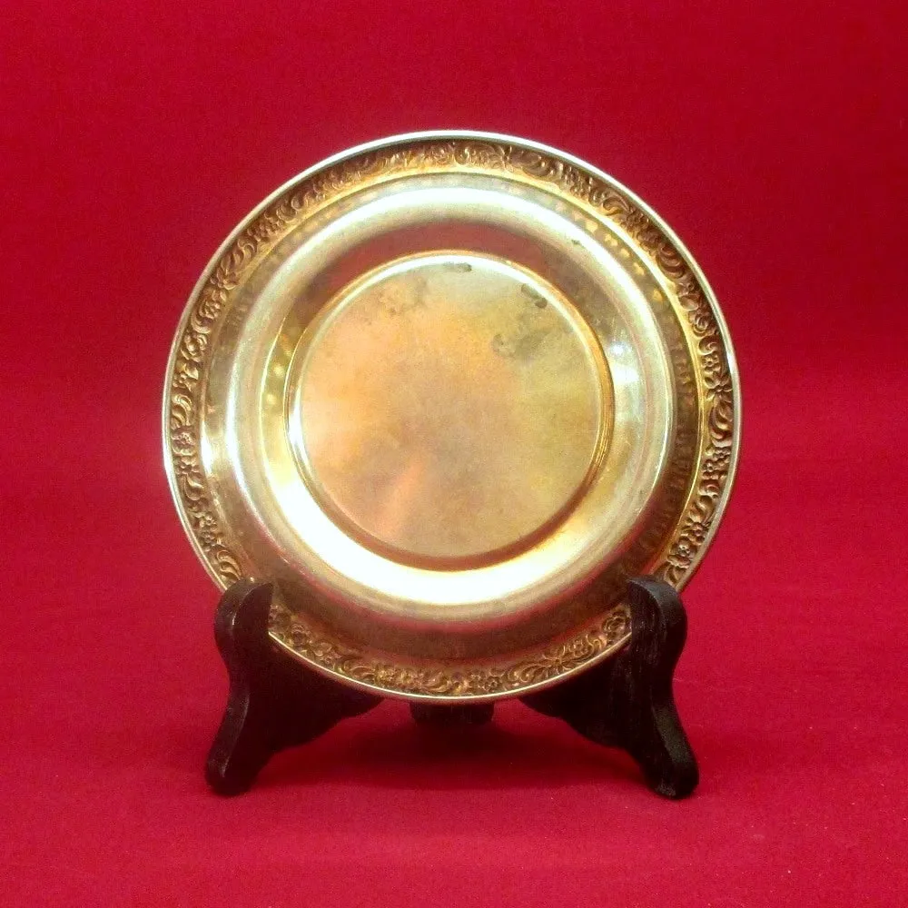 Community Silver-Plate Round Dish
