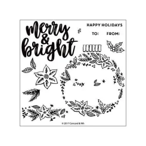 Concord and 9th - Christmas - Clear Acrylic Stamps - Ornamental