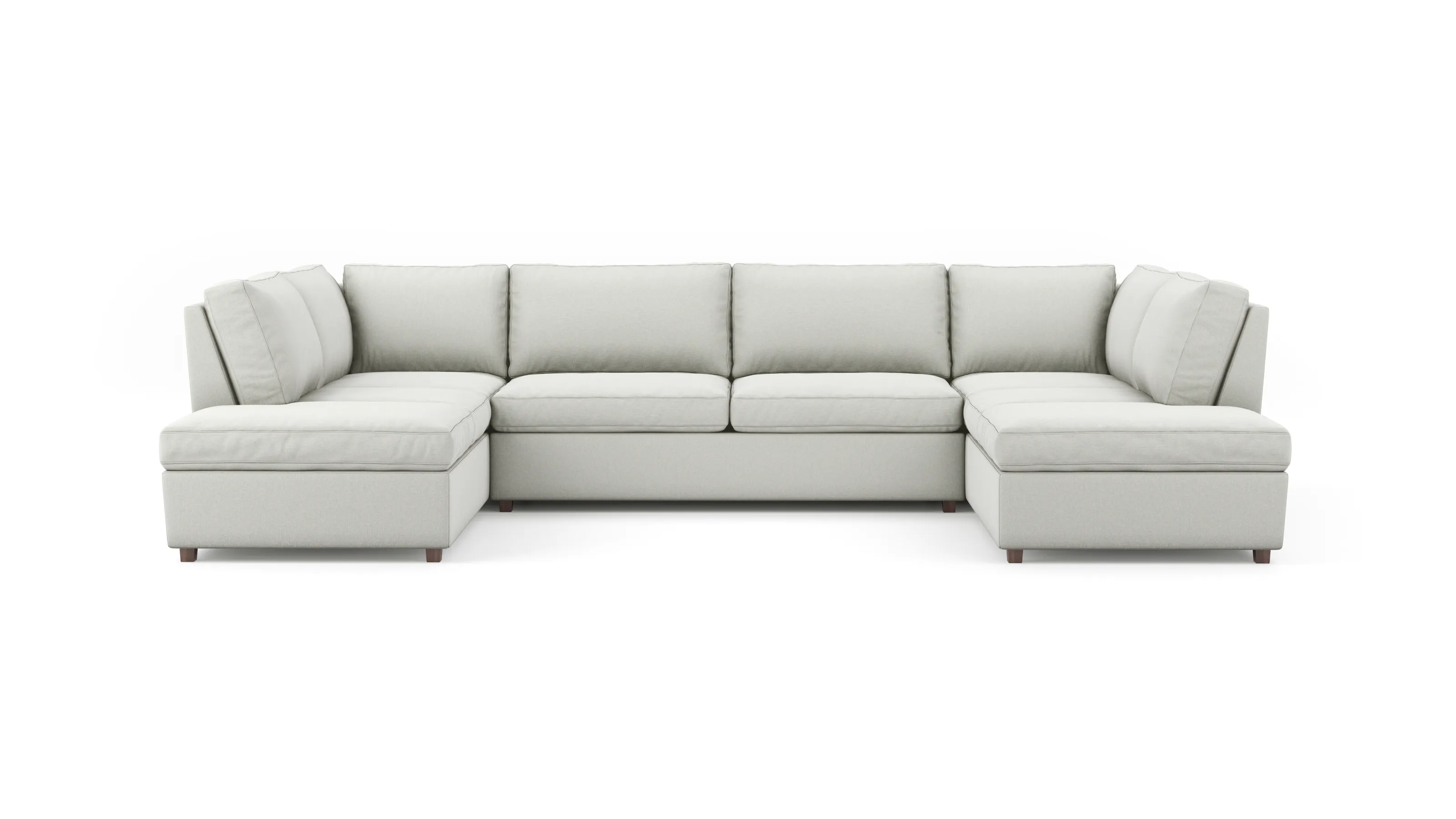 Couch Potato Lite U-Shaped Bumper Sectional (95" x 145" x 95",Standard)