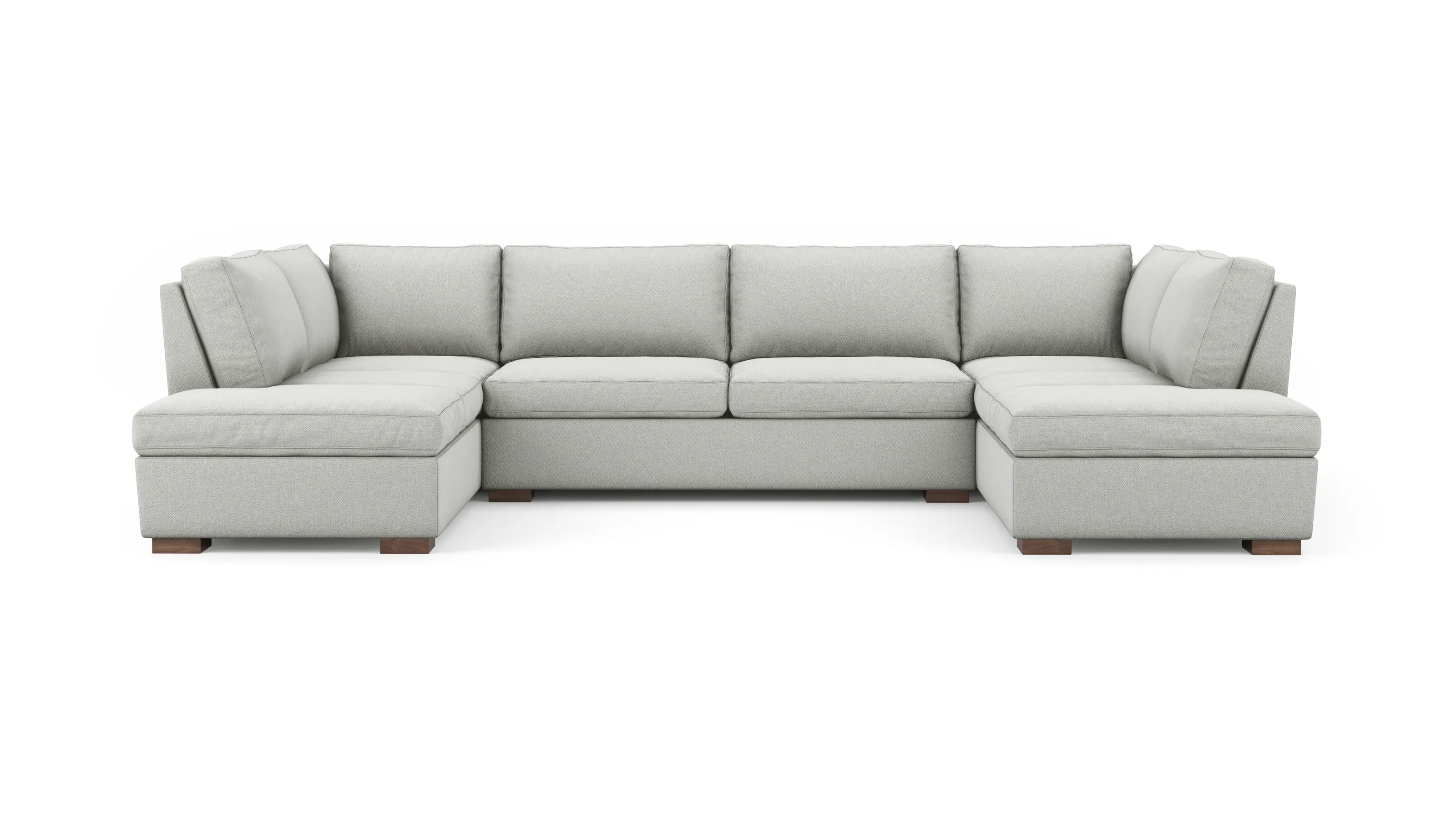 Couch Potato U-Shaped Bumper Sectional (Extra Deep) (80" x 151" x 80",Extra Deep)