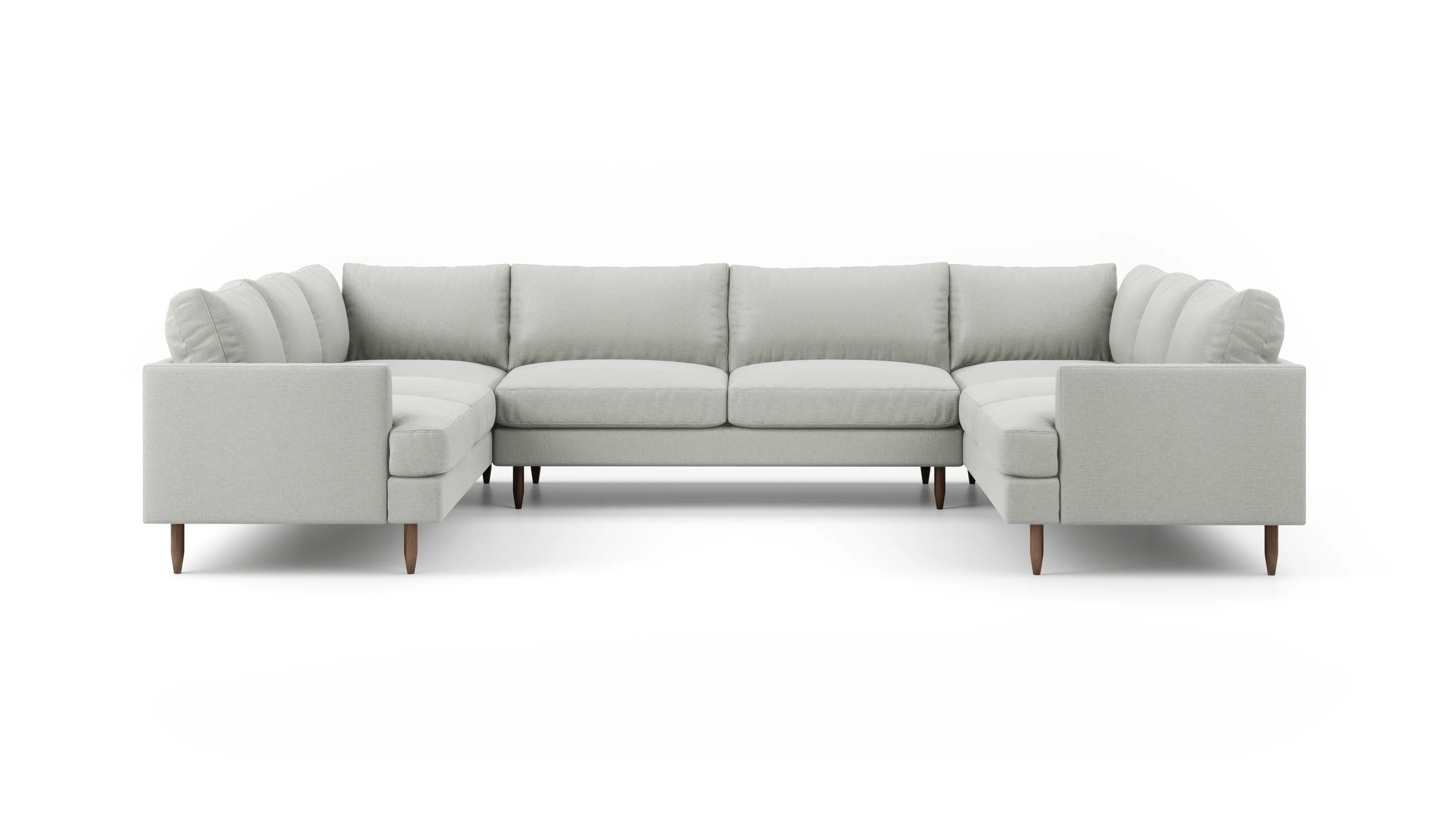 Crowd Pleaser U-Shaped Sectional (110" x 144" x 110")