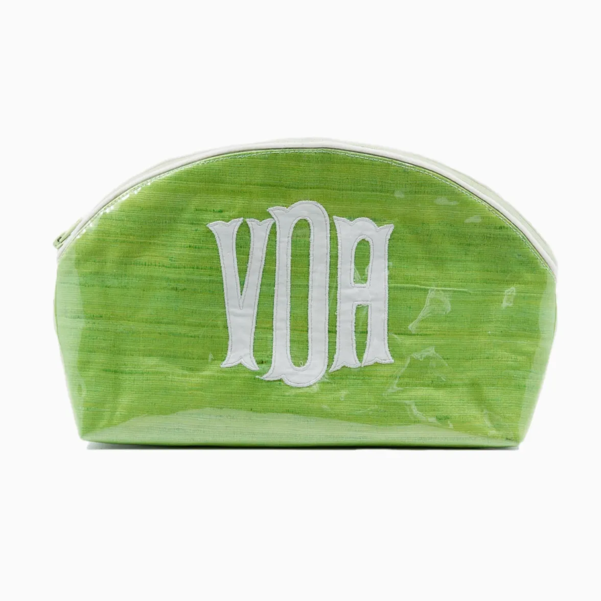 Curved Lined Cosmetic Case