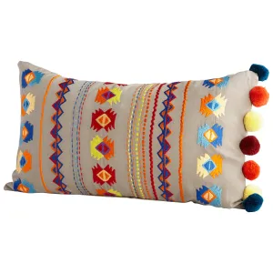 Cyan Design 09436-1 Pillow Cover - Multi Colored 14 x 24