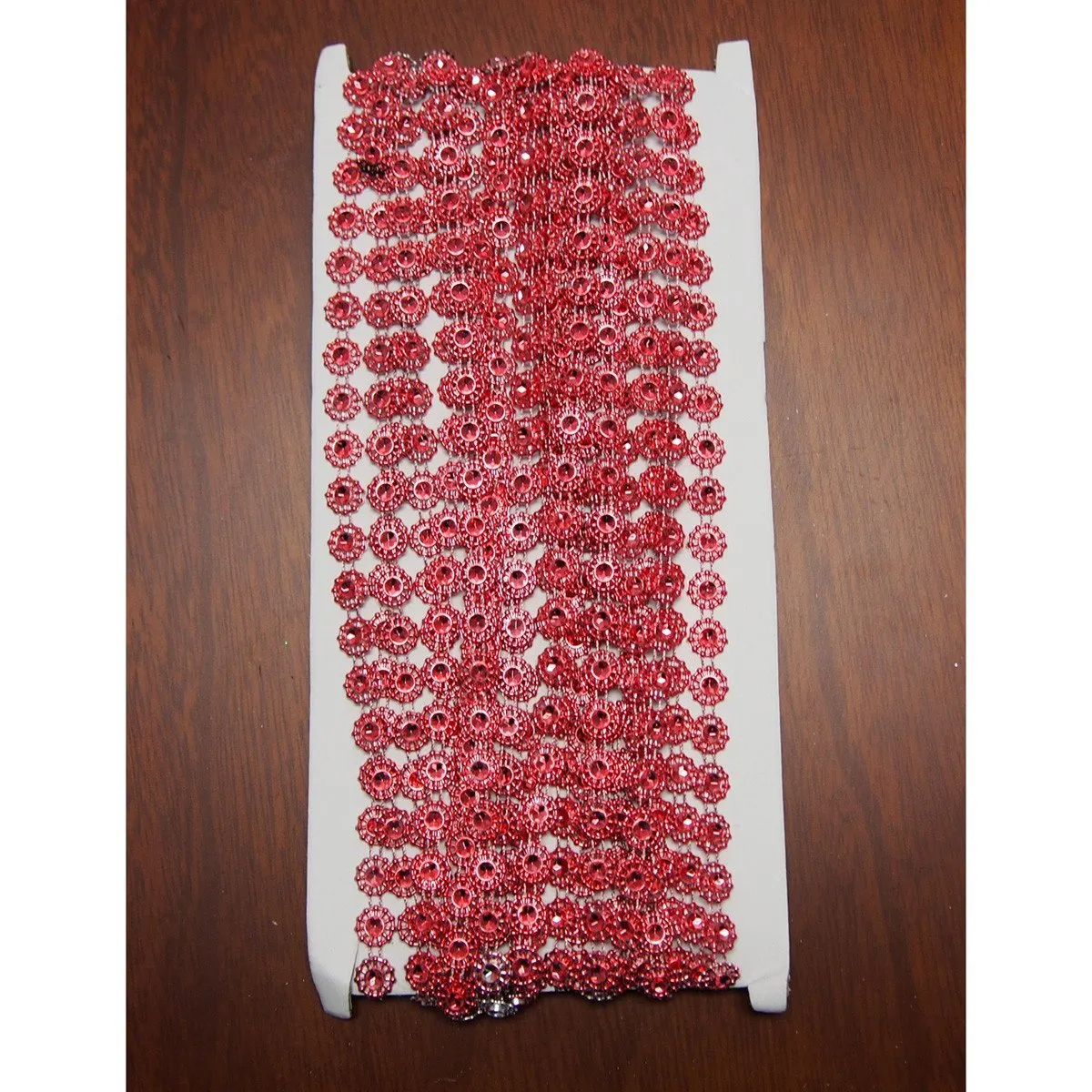 Daisy Flower Rhinestone Trim Strand, 9mm, 10 Yards