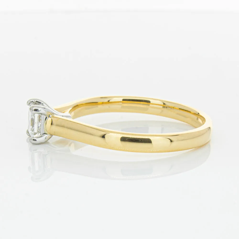 Deja Vu 18ct Yellow & White Gold .70ct Diamond Ring