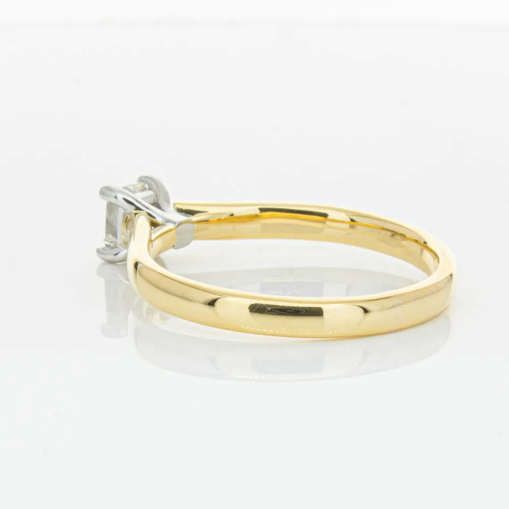 Deja Vu 18ct Yellow & White Gold .70ct Diamond Ring