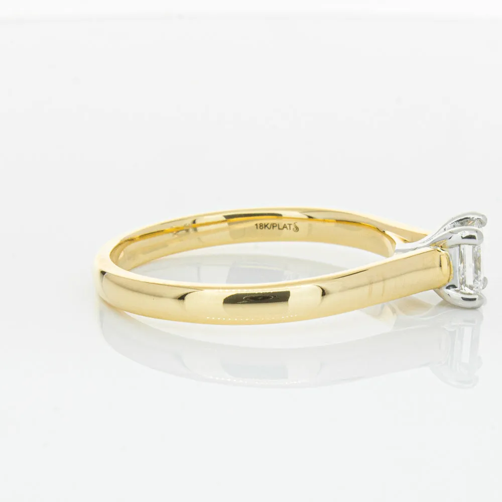 Deja Vu 18ct Yellow & White Gold .70ct Diamond Ring
