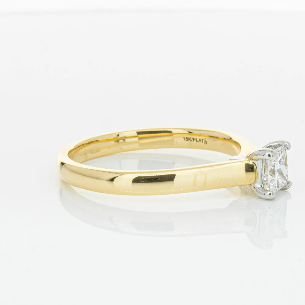 Deja Vu 18ct Yellow & White Gold .70ct Diamond Ring