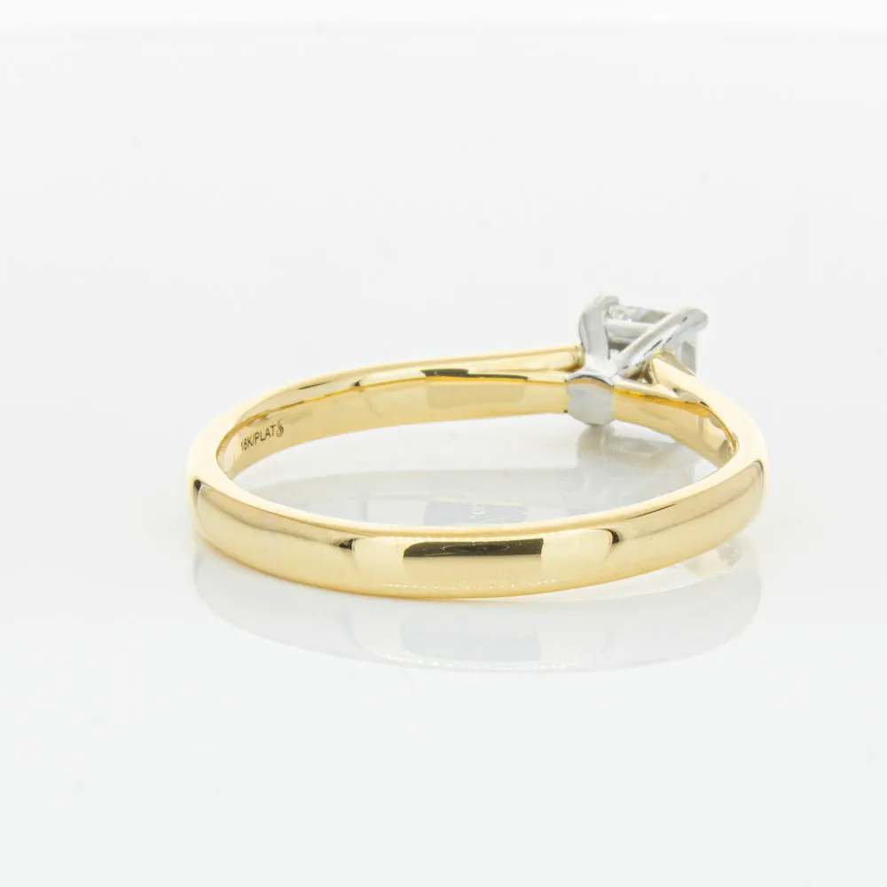 Deja Vu 18ct Yellow & White Gold .70ct Diamond Ring