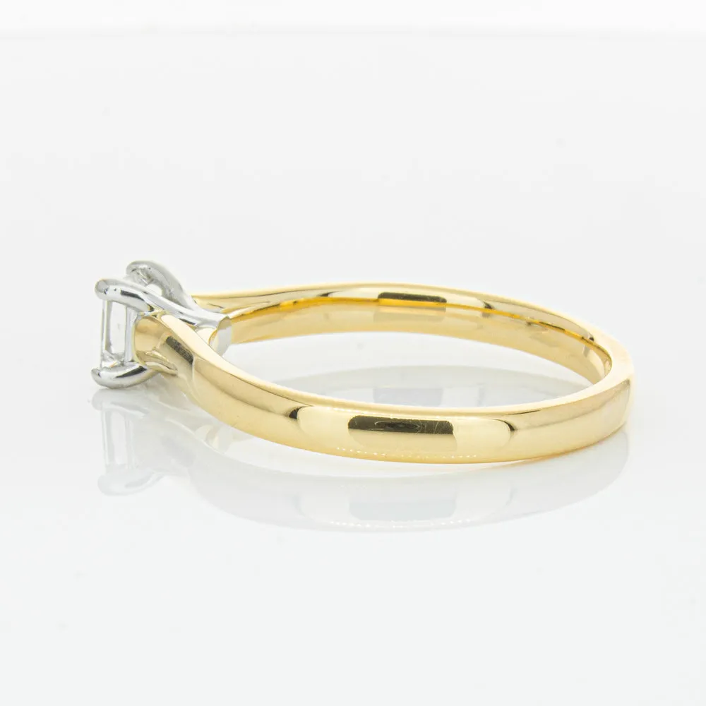 Deja Vu 18ct Yellow & White Gold .70ct Diamond Ring