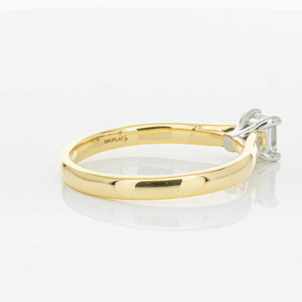 Deja Vu 18ct Yellow & White Gold .70ct Diamond Ring