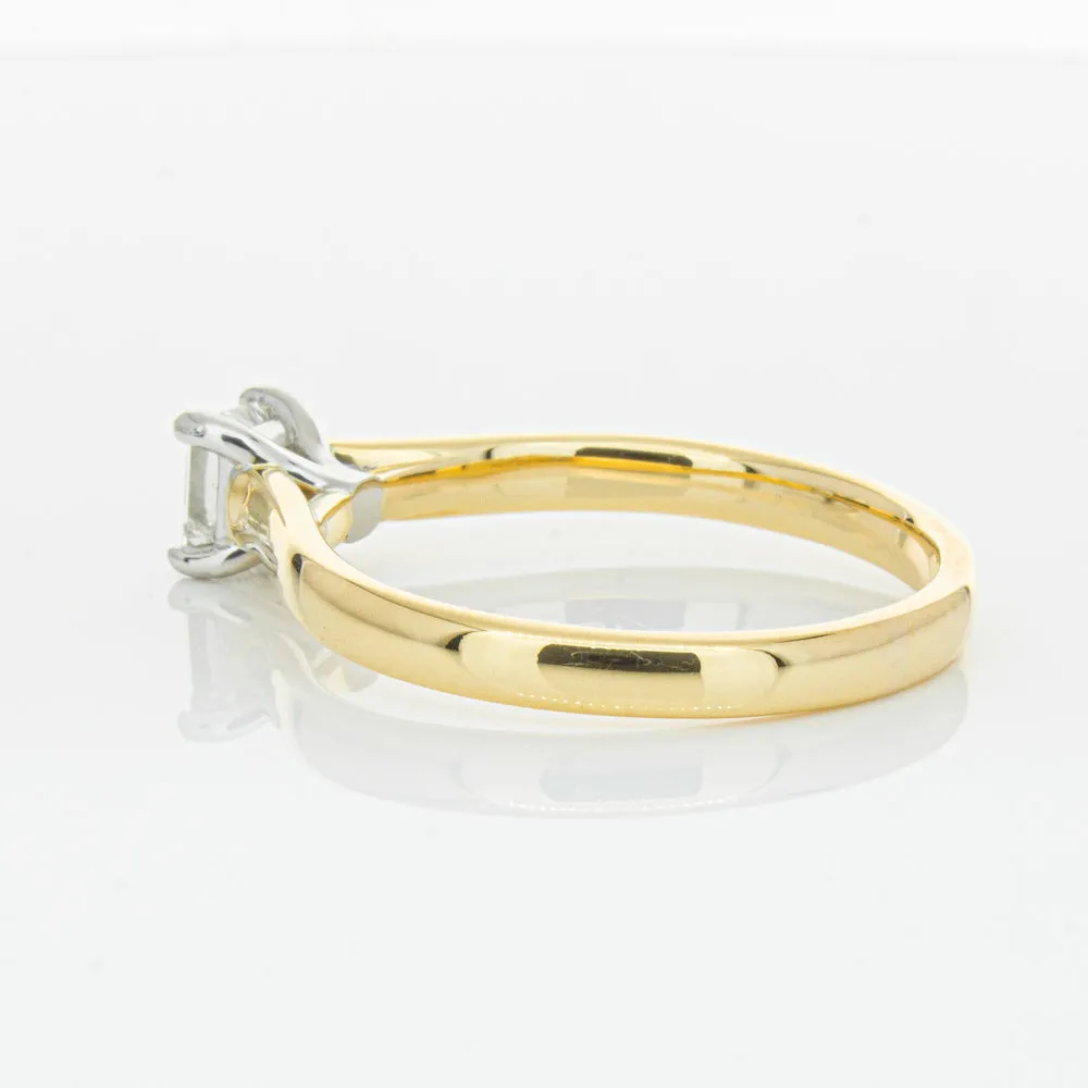 Deja Vu 18ct Yellow & White Gold .70ct Diamond Ring