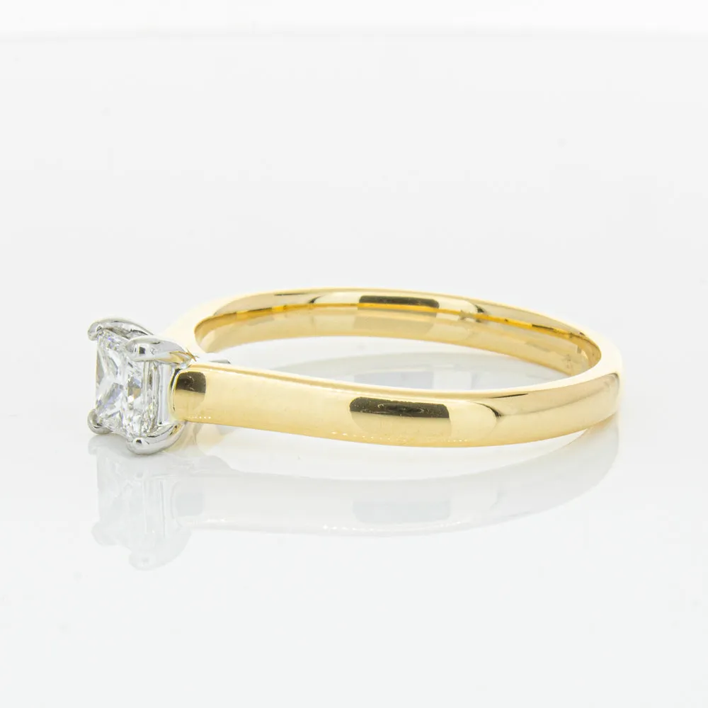 Deja Vu 18ct Yellow & White Gold .70ct Diamond Ring