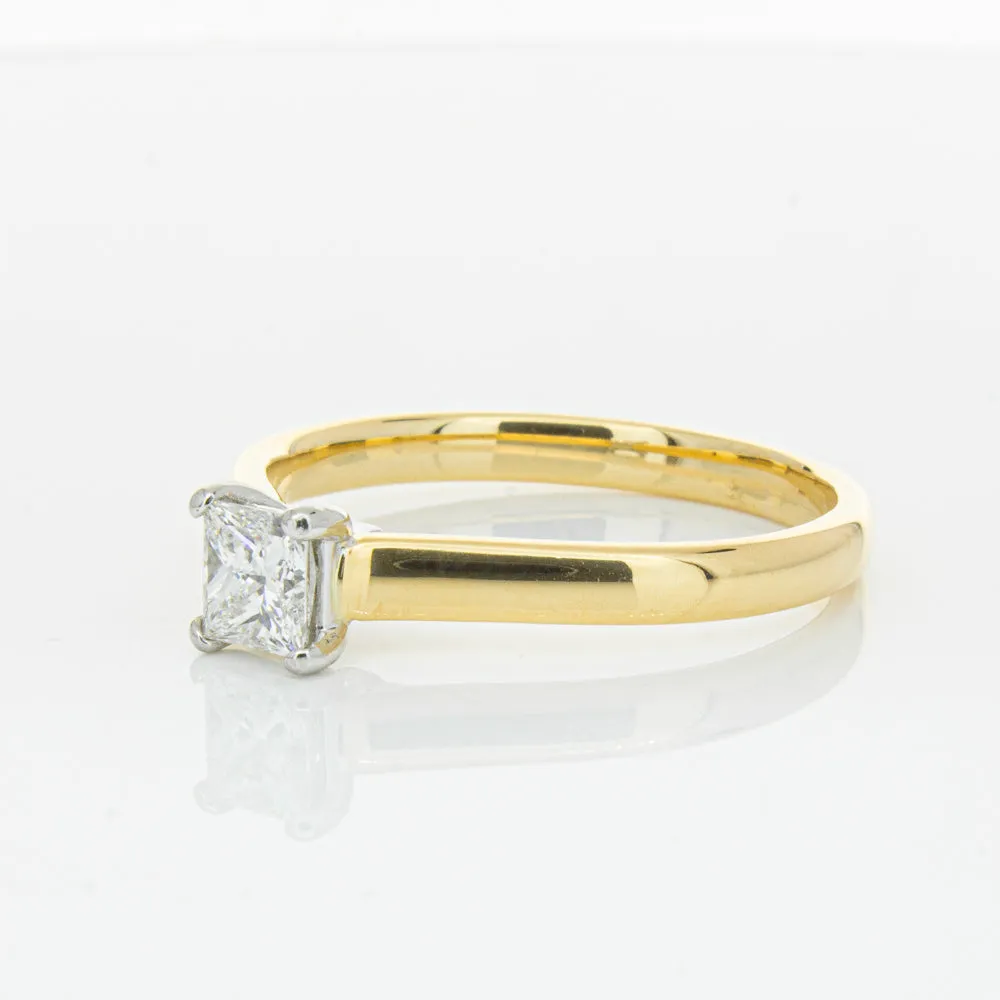 Deja Vu 18ct Yellow & White Gold .70ct Diamond Ring