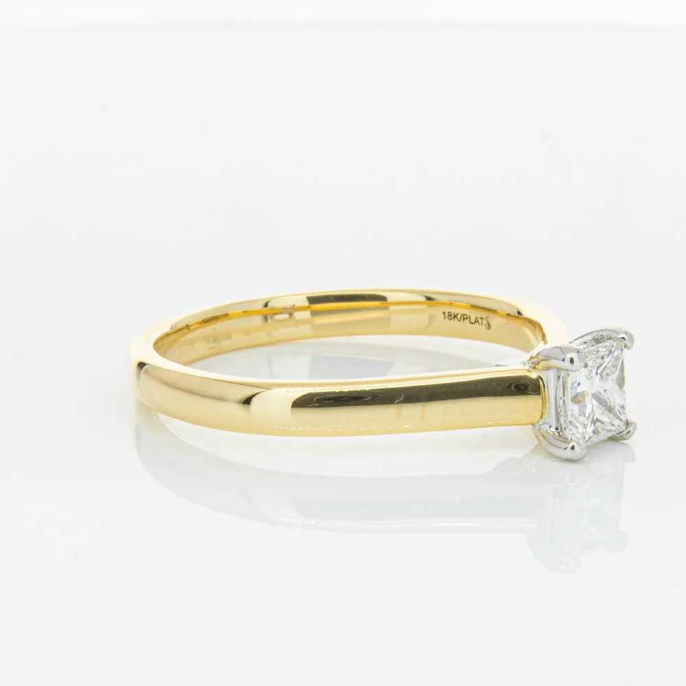 Deja Vu 18ct Yellow & White Gold .70ct Diamond Ring