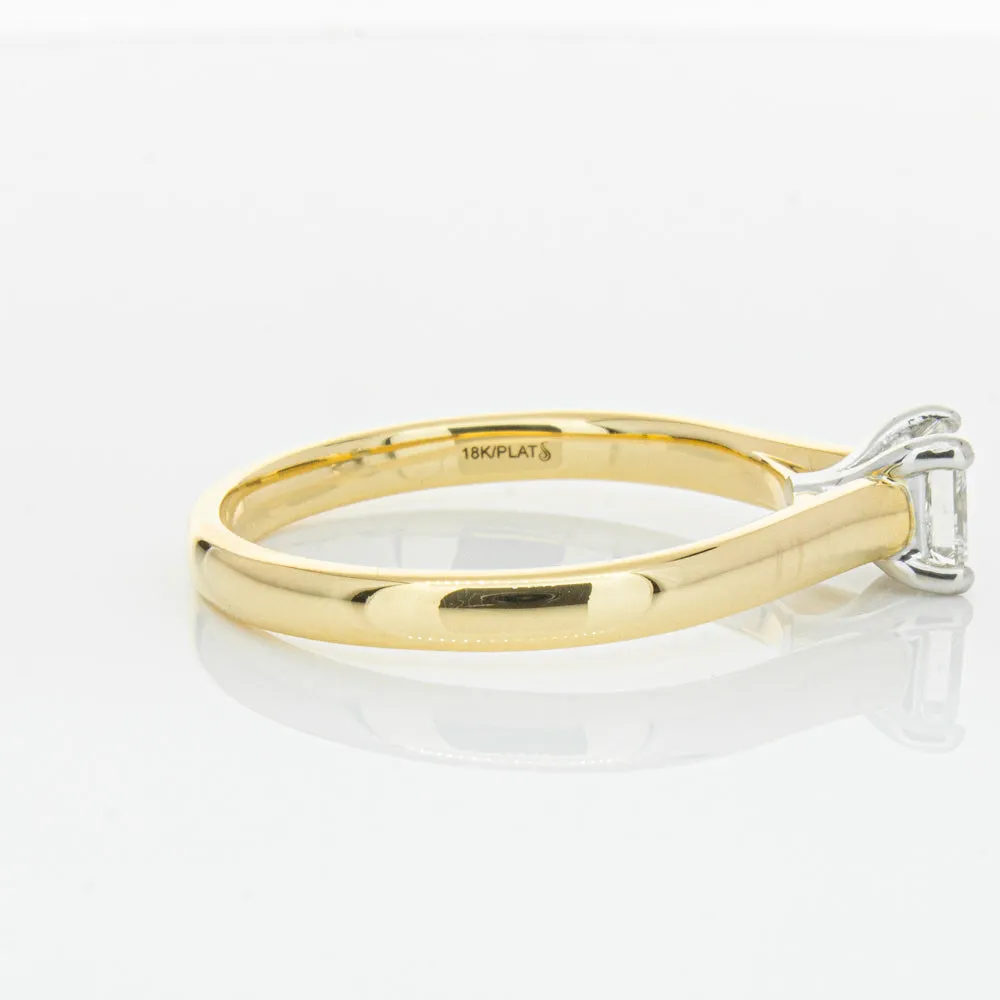 Deja Vu 18ct Yellow & White Gold .70ct Diamond Ring