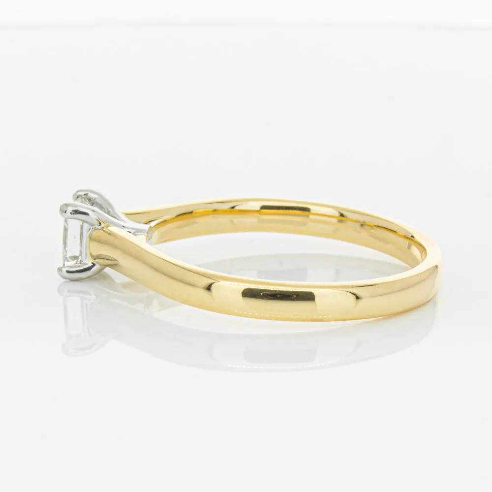Deja Vu 18ct Yellow & White Gold .70ct Diamond Ring