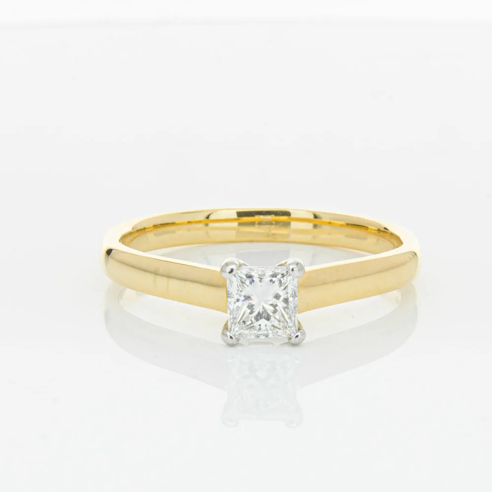 Deja Vu 18ct Yellow & White Gold .70ct Diamond Ring