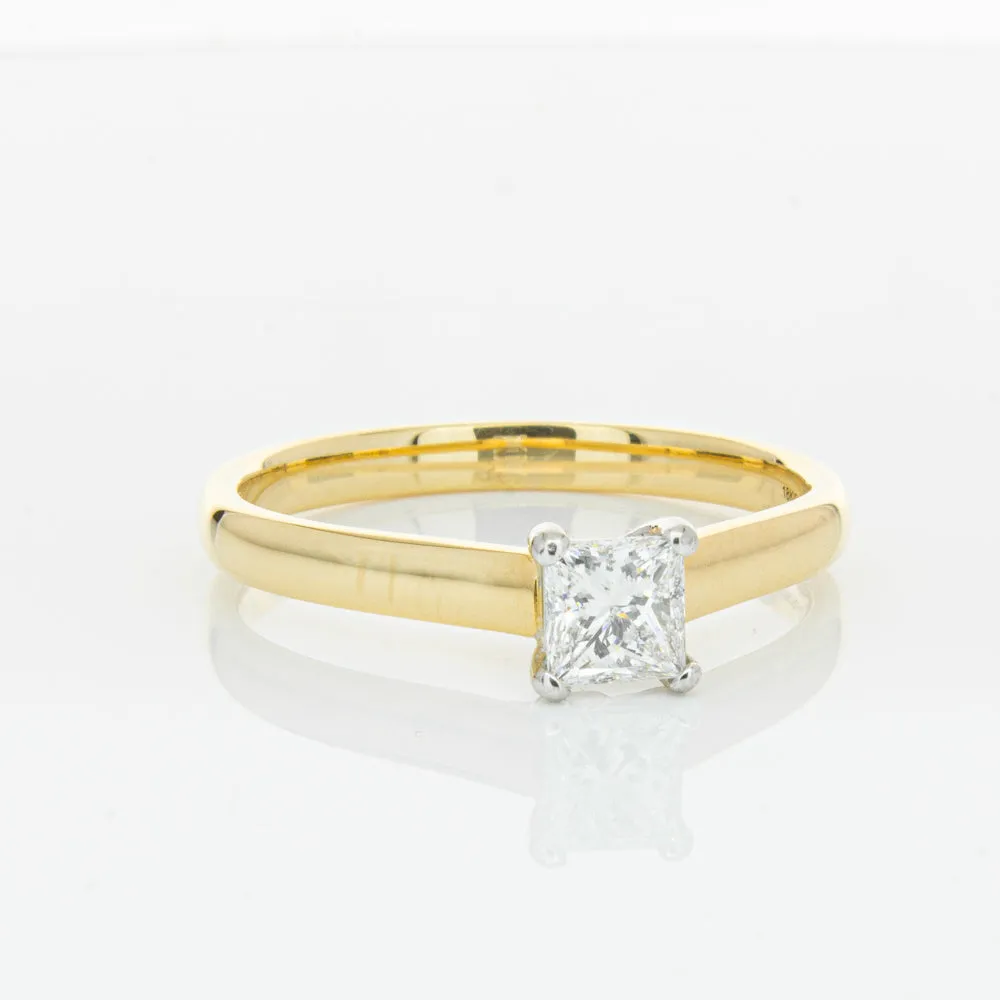 Deja Vu 18ct Yellow & White Gold .70ct Diamond Ring