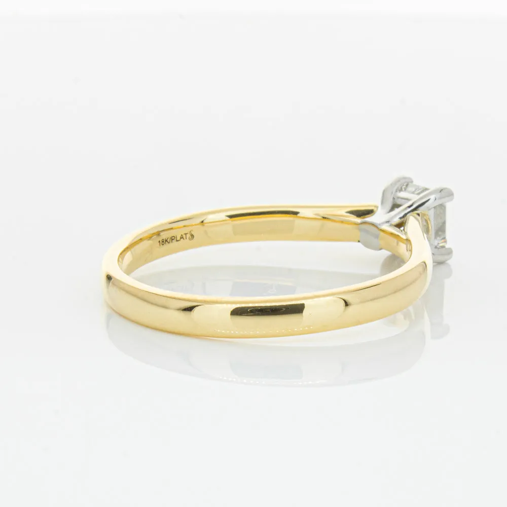Deja Vu 18ct Yellow & White Gold .70ct Diamond Ring